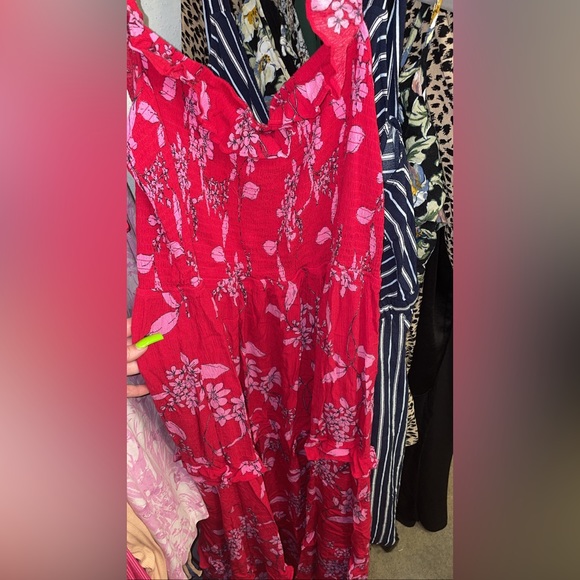 Express red & pink maxi dress - Picture 4 of 4